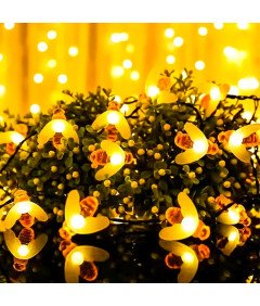 Solar Bee Lights 50 vodil 9,8 m Fenomenalna dekoracija za vsak vrt