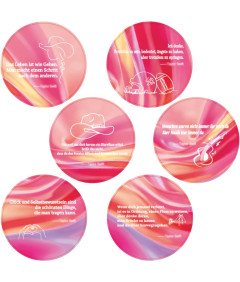 BLOOOK Zestaw Ceramicznych Podkładek Pod Kubek z Motywem Talor Swift