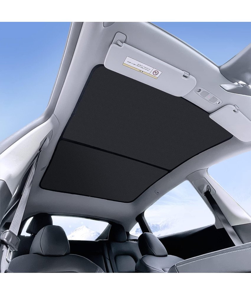 Osłona Przeciwsłoneczna do Tesla Model Y Przednia i Tylna Składana