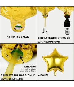 Zestaw Balonów na 40 Urodziny Białe Złoto Balony Foliowe XXL z Cyfrą 40