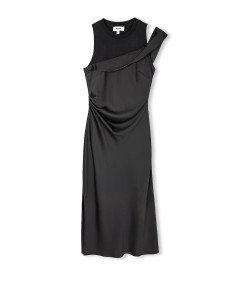 IPEKYOL Sukiednka Damska Midi Bez Rękawów Wieczorowa Rozmiar EU 42 Czarna
