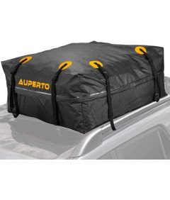 Składany Box Dachowy 425L Wodoodporny Pojemnik do Przechowywania Czarny