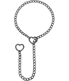 Damski Naszyjnik Punkowy z Sercem Gotycki Choker Punk Y2K Czarny 80 cm