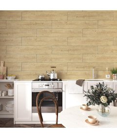 Samoprzylepna Podłoga Winylowa 90 x15 cm 24 Naklejek Podłogowych