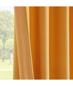 Zestaw 2 Zasłon Aksamitnych Zaciemniających Termicznych 220 x140 cm