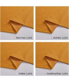 Zestaw 2 Zasłon Aksamitnych Zaciemniających Termicznych 220 x140 cm