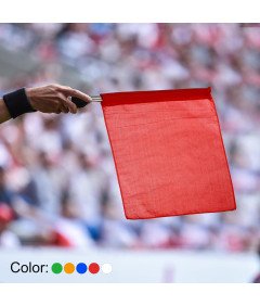 Flaga Sędziowska z Uchwytem Gąbkowym ze Stali Nierdzewnej Czerwona