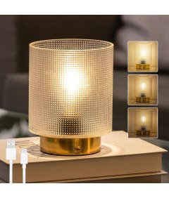 Lampa Stołowa Bezprzewodowa LED USB Dotykowa Akumulatorowa Ciepła Biel