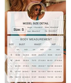 Strój Kąpielowy Damski Jednoczęściowy z Wysokim Stanem Wyszczuplający M