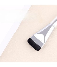 Neamou Zestaw Pędzli do Podkładu Srebrne 2 sztuki 13.5 x 2.9 cm
