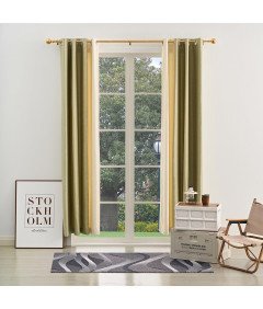 Złoty Karnisz z Kulką Regulowany Metalowy 76 cm do 132 cm do Zasłon