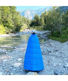 NORTH ELEMENTS Koc Kempingowy Składany Wodoodporny 200x140 cm Niebieski