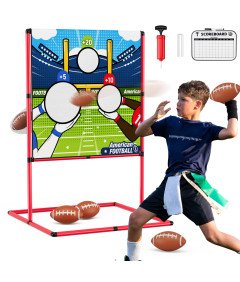 Zestaw do Zabawy Gry w Football Amerykański Rugby dla Dzieci Tarcza Trening