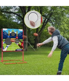 Zestaw do Zabawy Gry w Football Amerykański Rugby dla Dzieci Tarcza Trening