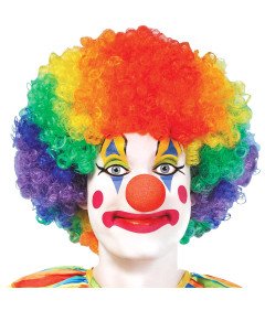 Zestaw Akcesoria Przebranie Kostium Strój Klauna Błazna Peruka Krawat Nos