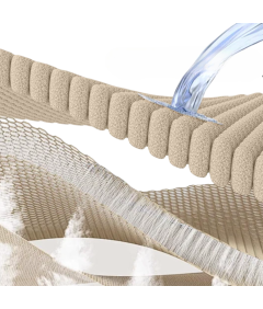 Mata Dywanik Łazienkowy z Frędzlami Antypoślizgowy Khaki Beżowy 60 x 110 cm