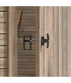 Zamek do Drzwi Szopy Składzika Uchwyt Typu T Zestaw Klucze 14 cm