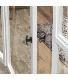 Zamek do Drzwi Szopy Składzika Uchwyt Typu T Zestaw Klucze 14 cm