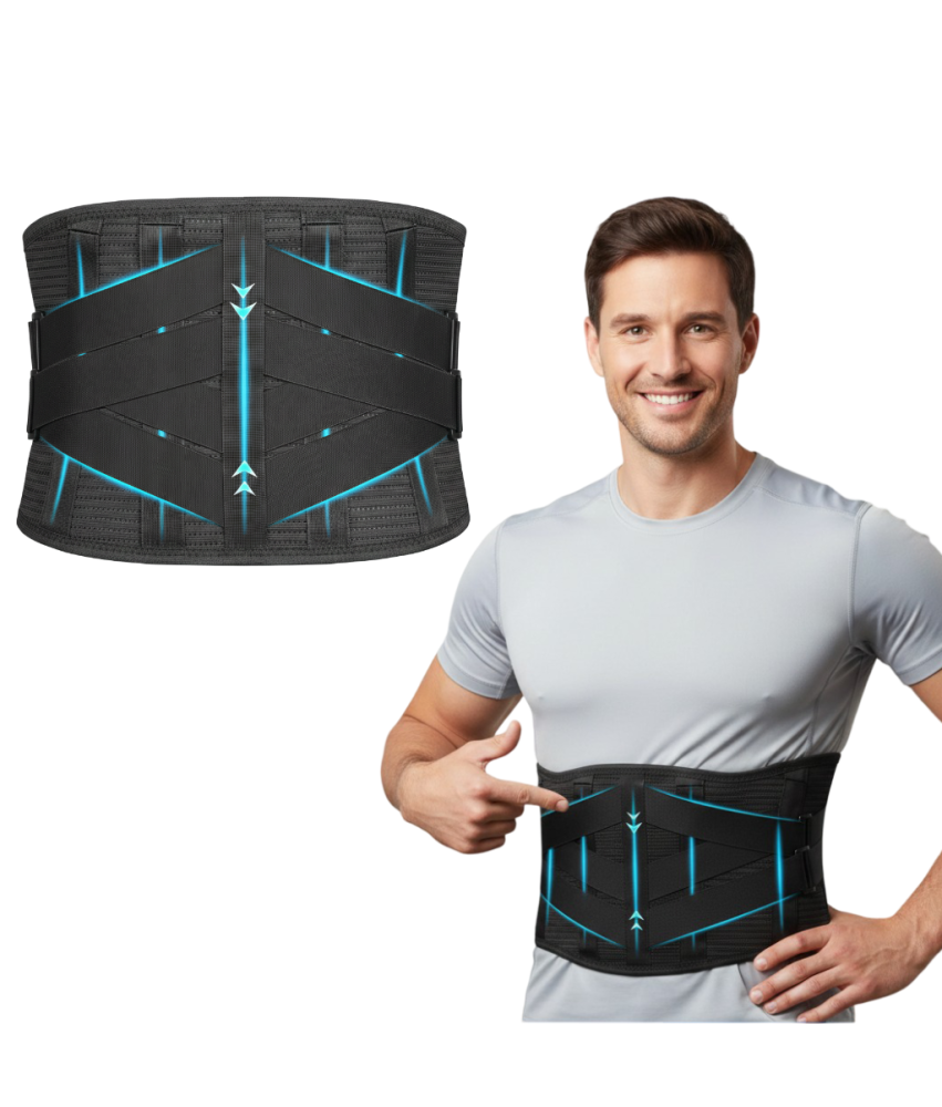 Pas Lędźwiowy Ortopedyczny Stabilizujący do Pleców Regulowany 119-145 cm