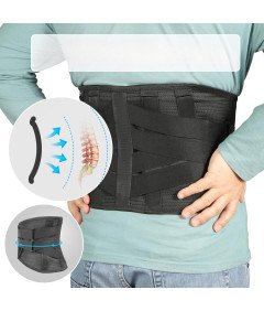 Pas Lędźwiowy Ortopedyczny Stabilizujący do Pleców Regulowany 119-145 cm