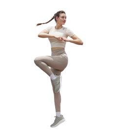 Damskie Buty Sportowe Treningowe do Biegania Ortopedyczne Szare 39,5 EU