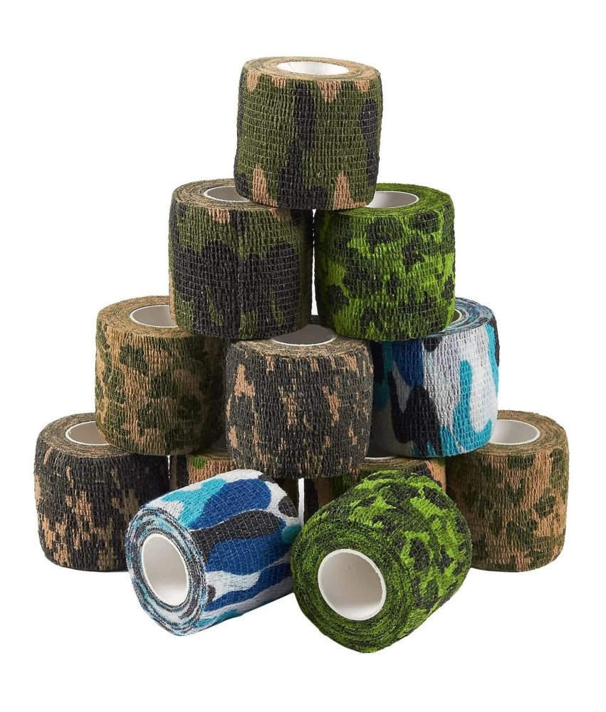 Taśmy Bandaże Samoprzylepne Oddychające Moro Zestaw 12 sztuk 5 cm x 4,5 m