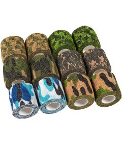 Taśmy Bandaże Samoprzylepne Oddychające Moro Zestaw 12 sztuk 5 cm x 4,5 m