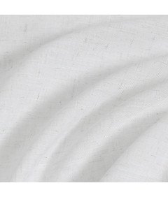 Zasłony Firanki Półprzezroczyste Lniane do Salonu Białe 140x138 cm 2 szt