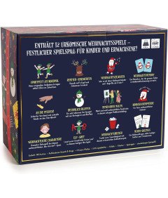 Zestaw 12 Różnych Gier Zabawne Świąteczne Gry Imprezowe 2-16 Graczy