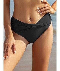 SHEKINI Damskie Majtki Kąpielowe Figi Wyszczuplające Brzuch Czarne L