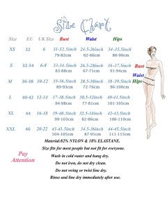 SHEKINI Strój Kąpielowy Dwuczęściowy Kostium Komplet Bikini Bandeau S