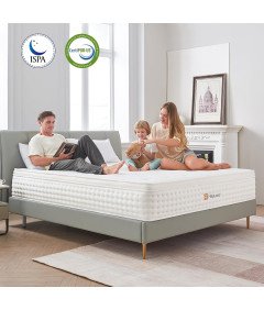 Materac Ortopedyczny 90x200 cm Sprężynowy 7-Strefowy 26 cm Twardość H3