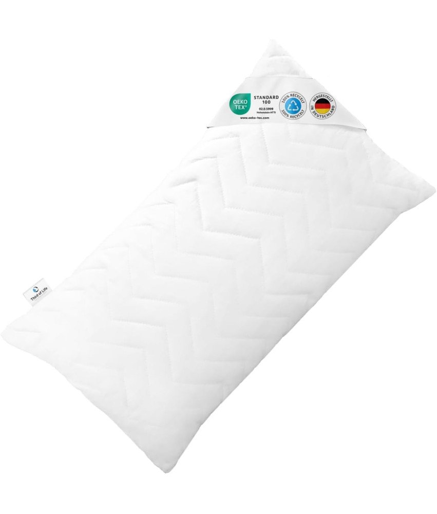 Poduszka Ergonomiczna Ortopedyczna 40x80 cm Ekologiczna Biała