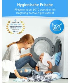 Poduszka Ergonomiczna Ortopedyczna 40x80 cm Ekologiczna Biała