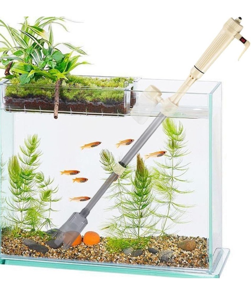 Odmulacz Odkurzacz do Akwarium Żwiru Wielofunkcyjny 4 w 1 Syfon Akwariowy
