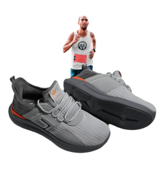 FITVILLE Buty Sportowe do Biegania Amortyzujące Oddychające Szare 43 EU