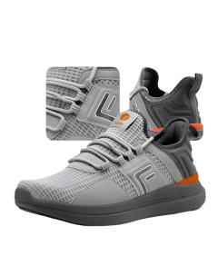 FITVILLE Buty Sportowe do Biegania Amortyzujące Oddychające Szare 43 EU