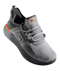 FITVILLE Buty Sportowe do Biegania Amortyzujące Oddychające Szare 43 EU