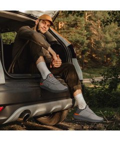 FITVILLE Buty Sportowe do Biegania Amortyzujące Oddychające Szare 43 EU