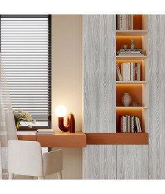 Folia Samoprzylepna Okleina do Mebli Ścian Blatów 44x300 cm Szare Drewno