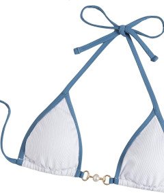 Damski Strój Kąpielowy Dwuczęściowy Kostium Bikini Brazylijskie Białe S