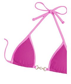 Damski Strój Kąpielowy Dwuczęściowy Kostium Bikini Brazylijskie Różowe L