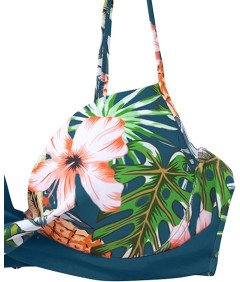 Damski Strój Kąpielowy Dwuczęściowy Kostium Bikini Damskie Push-up XL