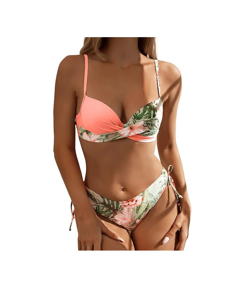 Damski Strój Kąpielowy Dwuczęściowy Kostium Bikini Damskie Push-up M