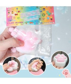 Zabawki Antystresowe Gniotki do Ściskania dla Dzieci 2 Sztuki Kocie Łapki