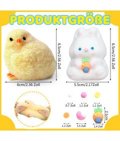 Zabawki Antystresowe Gniotki Squishy do Ściskania dla Dzieci 2 Sztuki