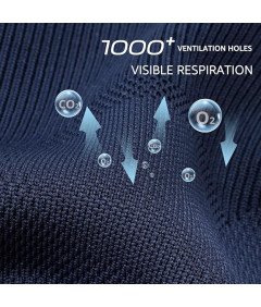 STQ Damskie Buty Sportowe Wsuwane z Siateczki bez Sznurówek Granatowe 40 EU