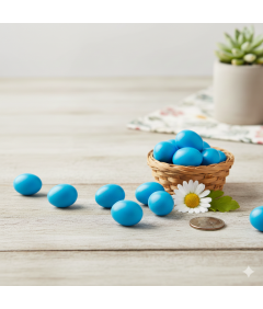 Sztuczne Jajka Wielkanocne Miniaturowe Dekoracyjne 1 x 1,5 cm 60 szt