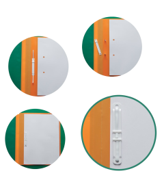 Teczki Projektowe Organizery na Dokumenty do 30 Arkuszy A4 Kolorowe 12 szt