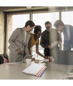 Teczki Projektowe Organizery na Dokumenty do 30 Arkuszy A4 Kolorowe 12 szt